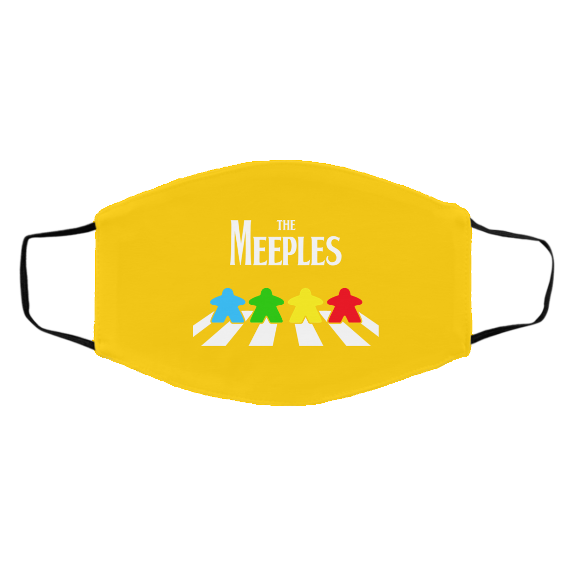 The Meeples On Abbey Road Face Mask