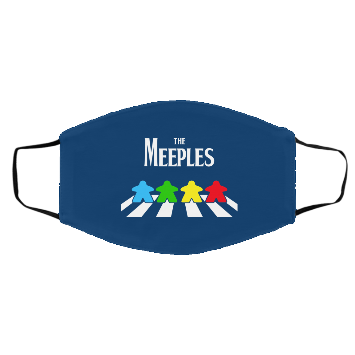 The Meeples On Abbey Road Face Mask