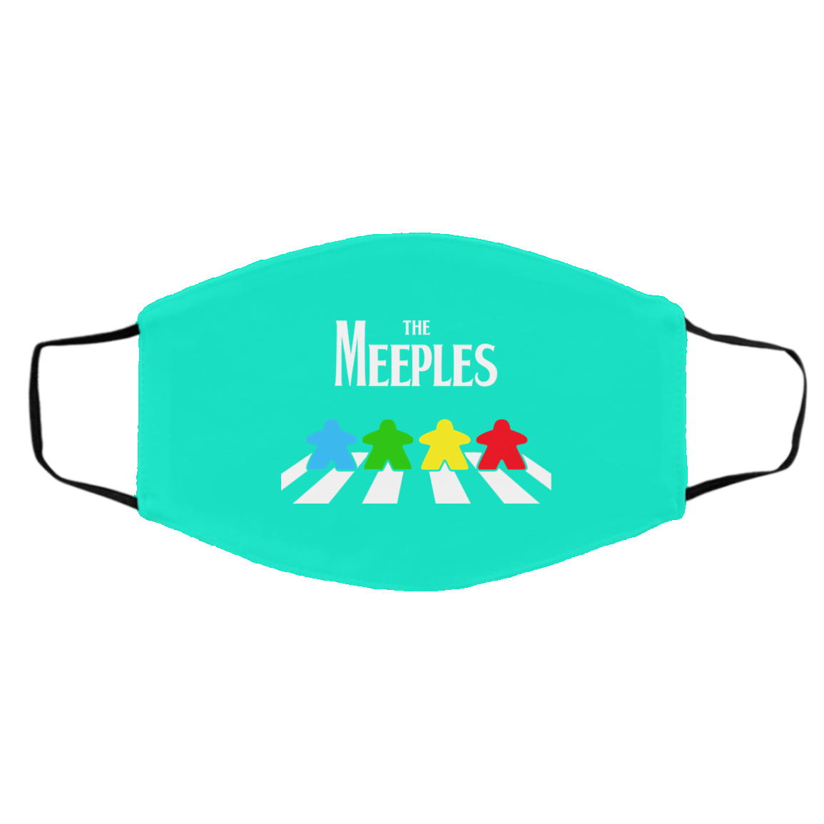 The Meeples On Abbey Road Face Mask