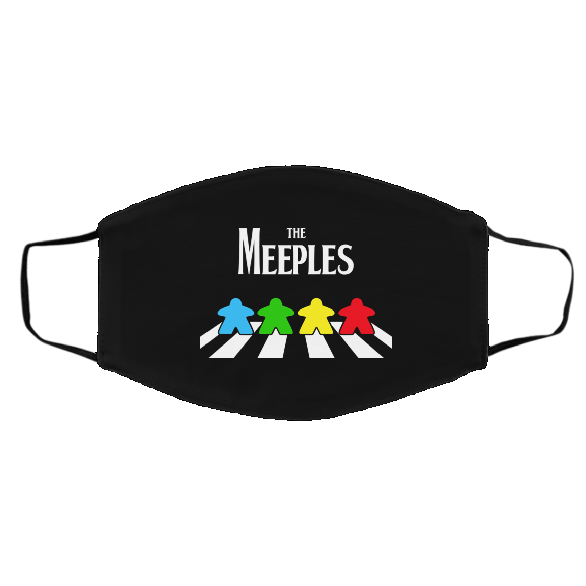 The Meeples On Abbey Road Face Mask