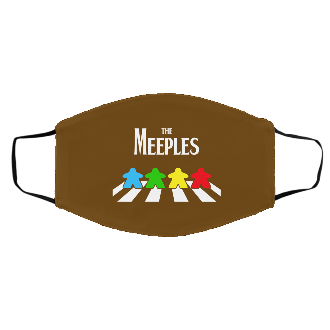 The Meeples On Abbey Road Face Mask