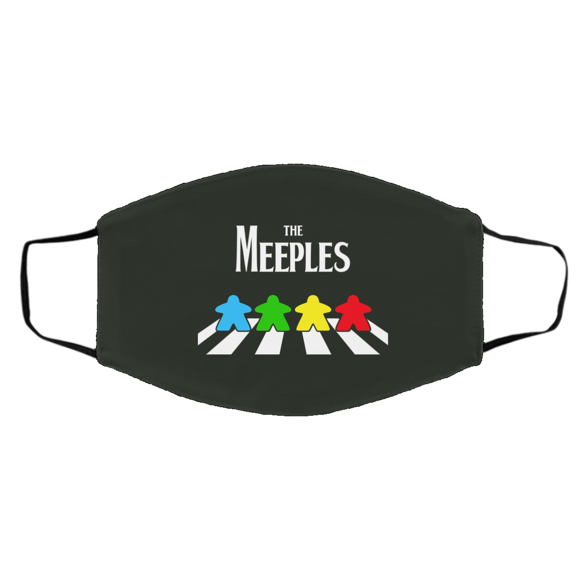 The Meeples On Abbey Road Face Mask