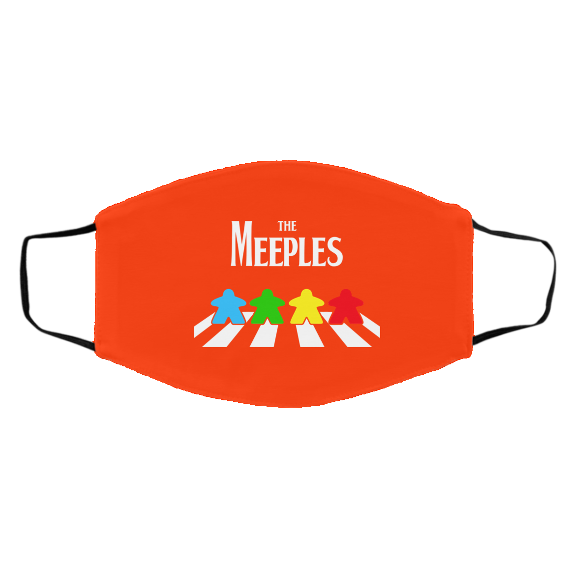 The Meeples On Abbey Road Face Mask