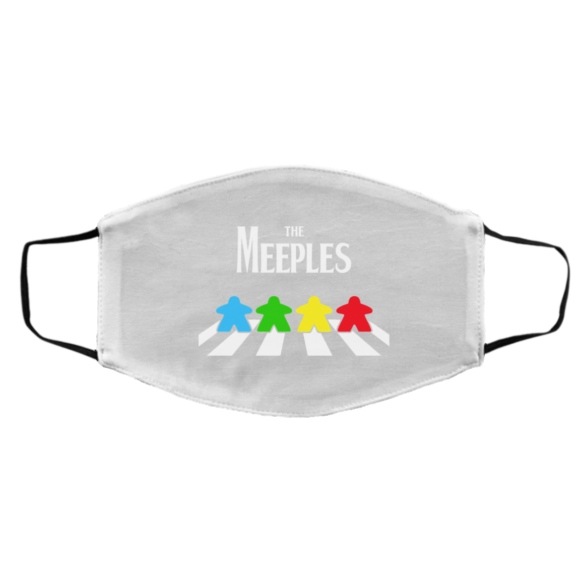 The Meeples On Abbey Road Face Mask