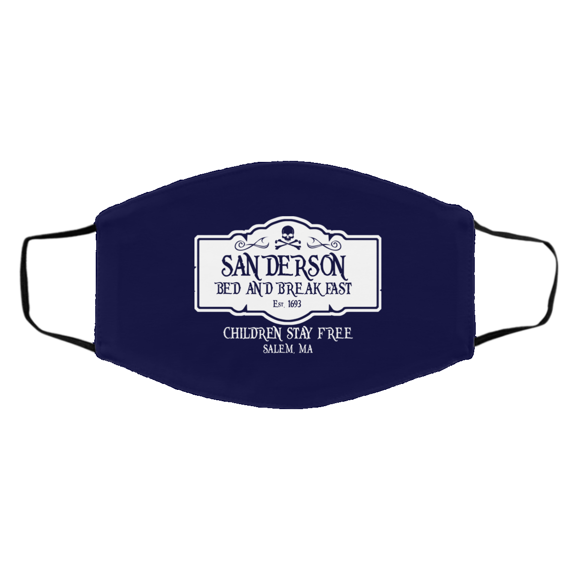 Sanderson Bed And Breakfast Est 1963 Children Stay Free Face Mask