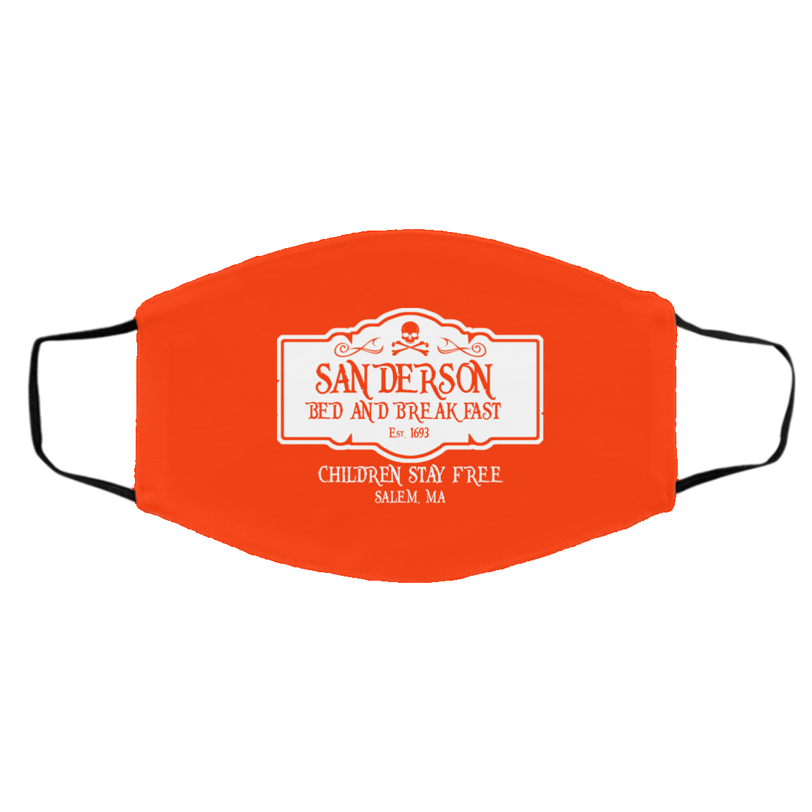 Sanderson Bed And Breakfast Est 1963 Children Stay Free Face Mask