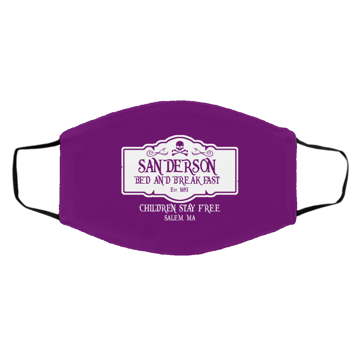 Sanderson Bed And Breakfast Est 1963 Children Stay Free Face Mask