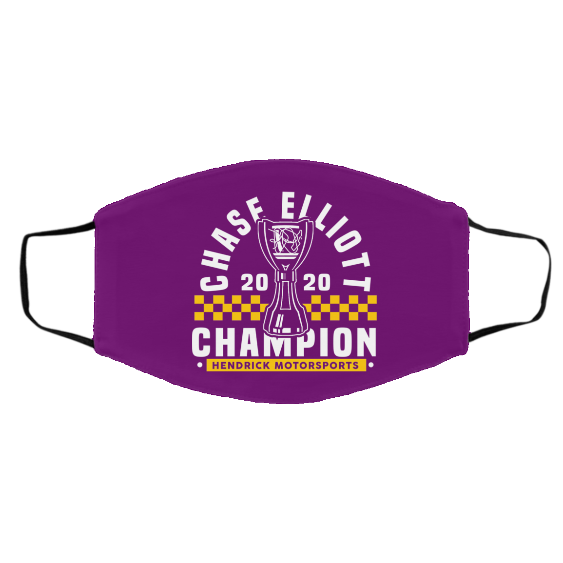 Chase Elliott 2020 Champion Hendrick Motorsports Face Mask