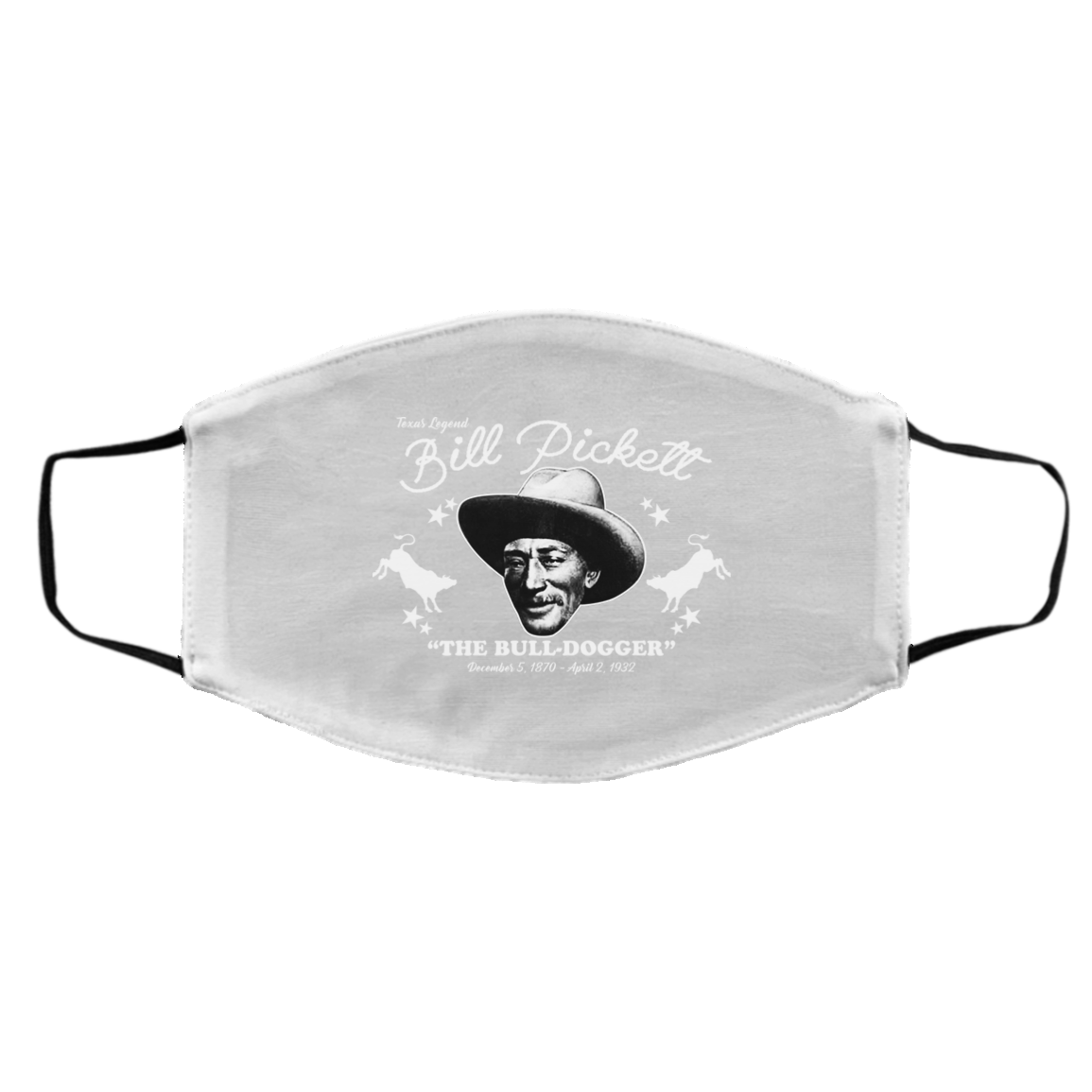 Bill Pickett The Bull-Dogger Face Mask