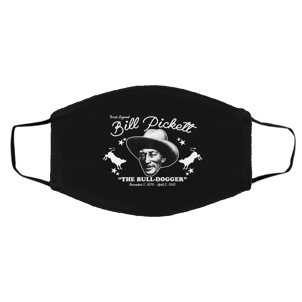 Bill Pickett The Bull-Dogger Face Mask