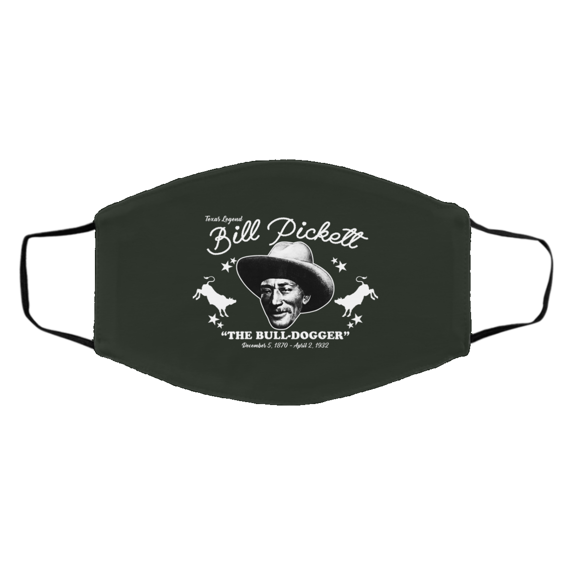 Bill Pickett The Bull-Dogger Face Mask