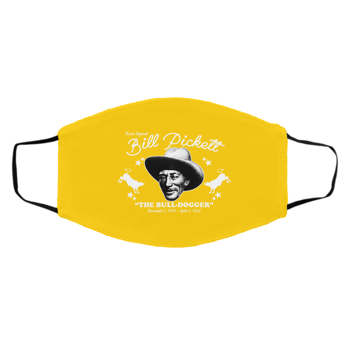 Bill Pickett The Bull-Dogger Face Mask