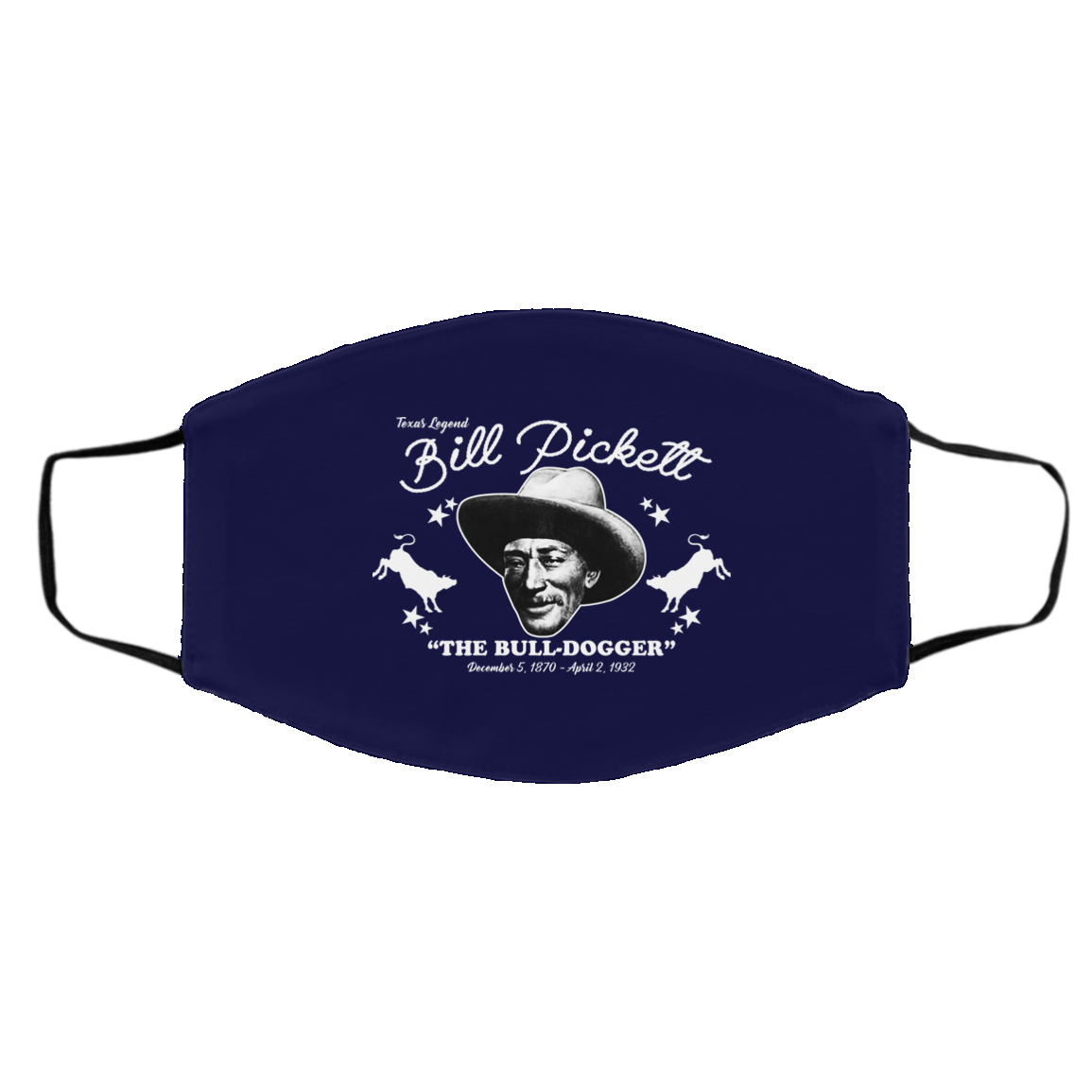 Bill Pickett The Bull-Dogger Face Mask