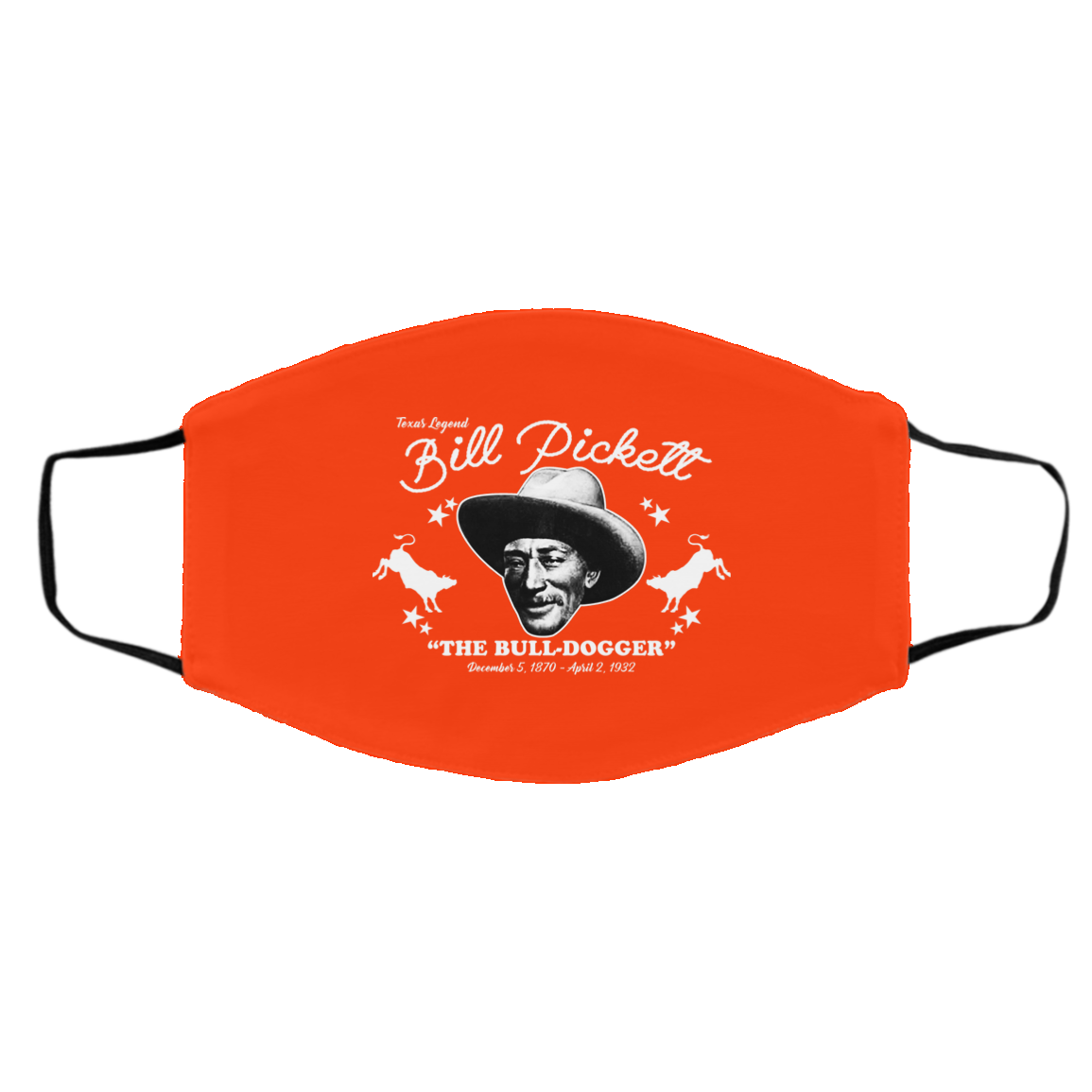 Bill Pickett The Bull-Dogger Face Mask