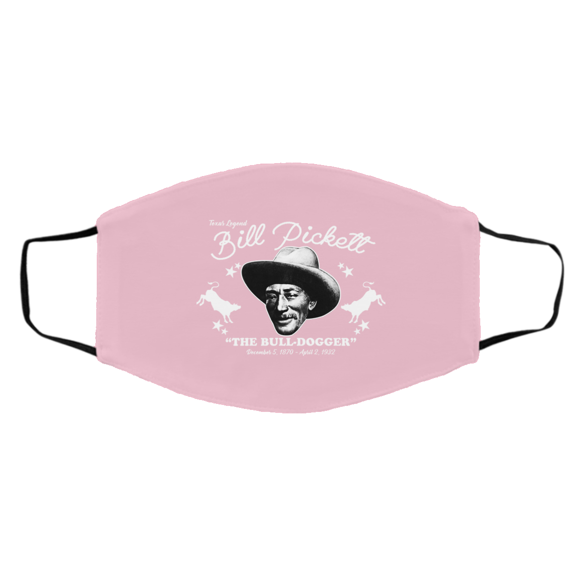 Bill Pickett The Bull-Dogger Face Mask