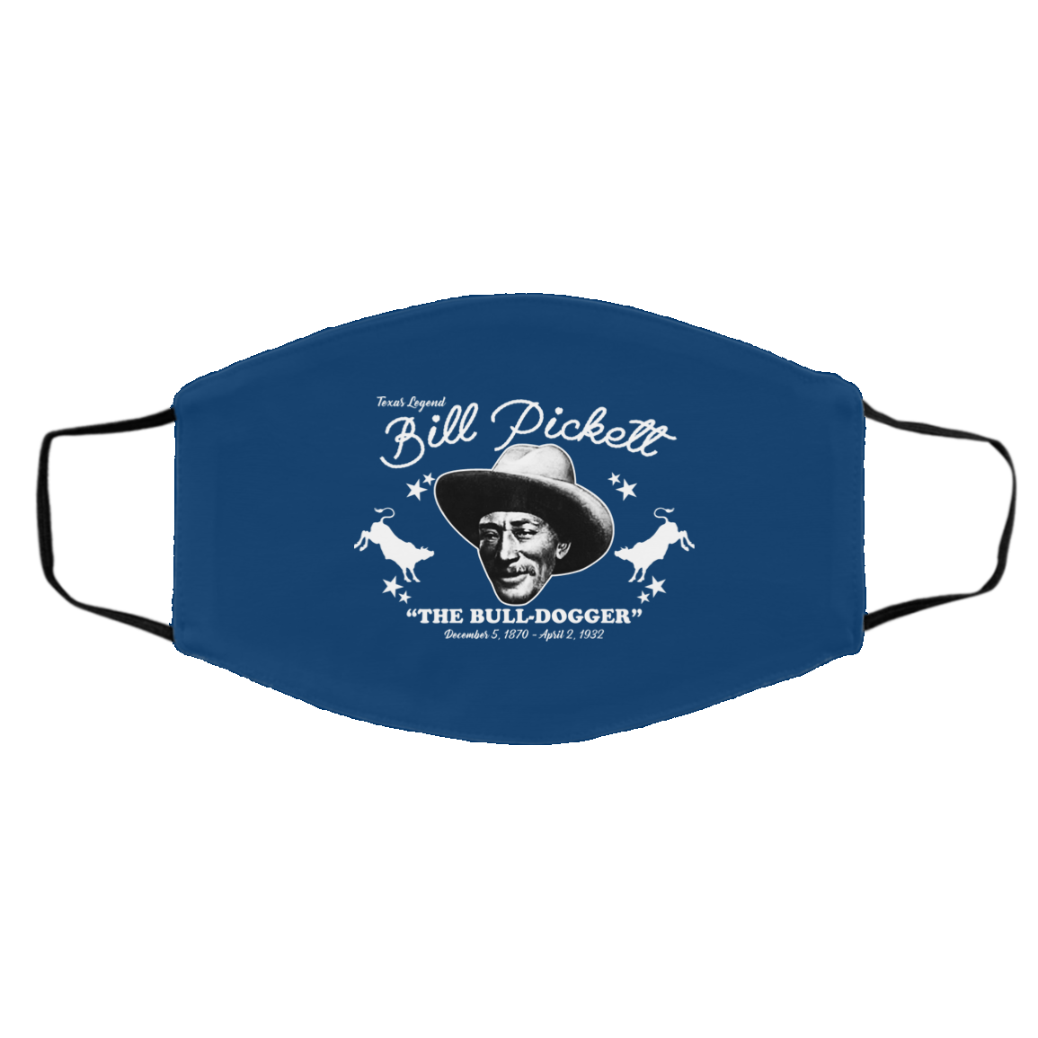 Bill Pickett The Bull-Dogger Face Mask