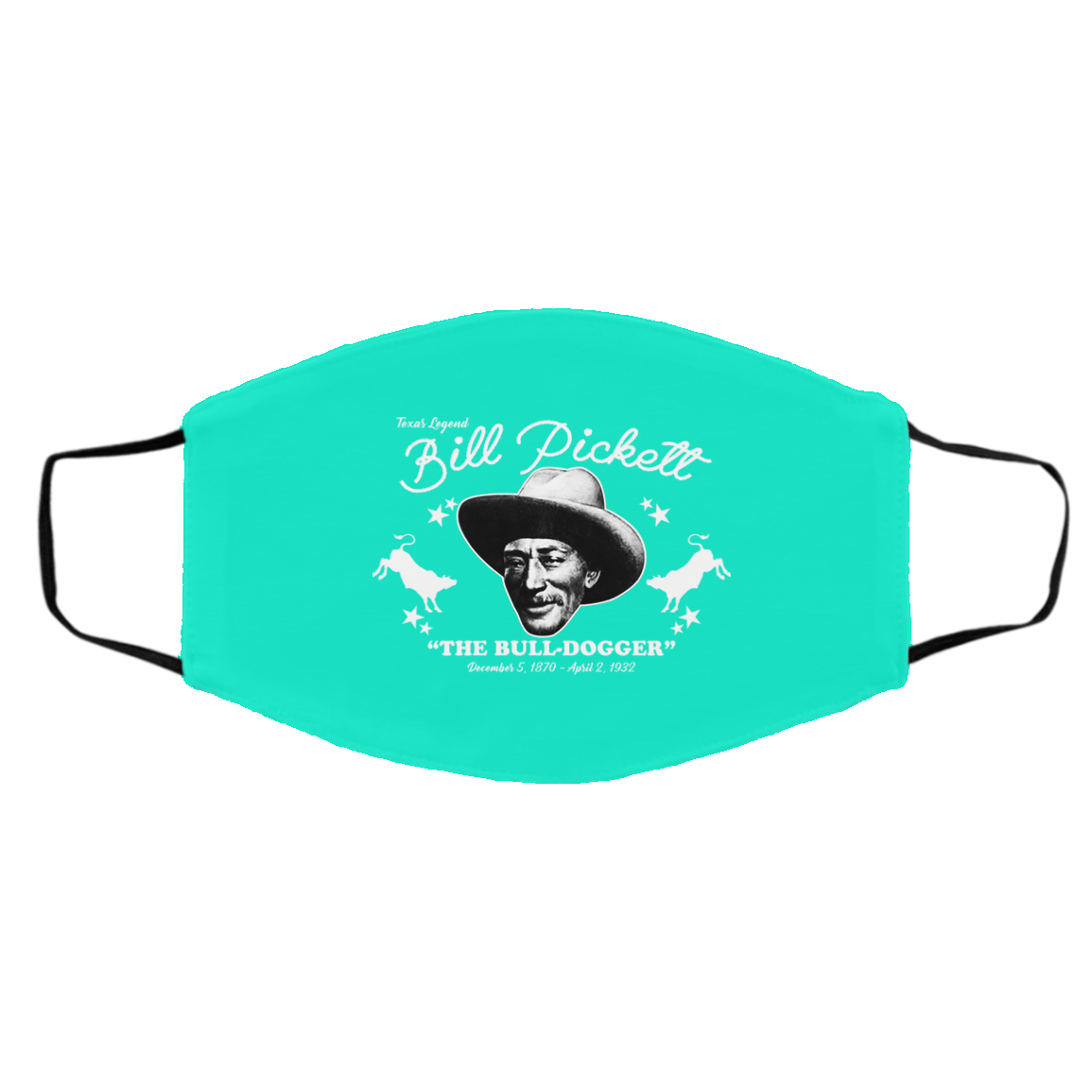 Bill Pickett The Bull-Dogger Face Mask