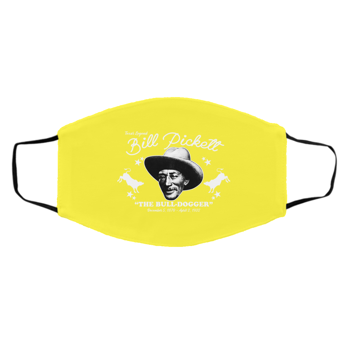 Bill Pickett The Bull-Dogger Face Mask
