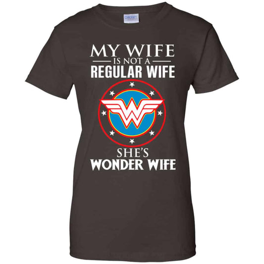My Wife Is Not A Regular Wife She’s Wonder Wife Shirt, Hoodie, Tank