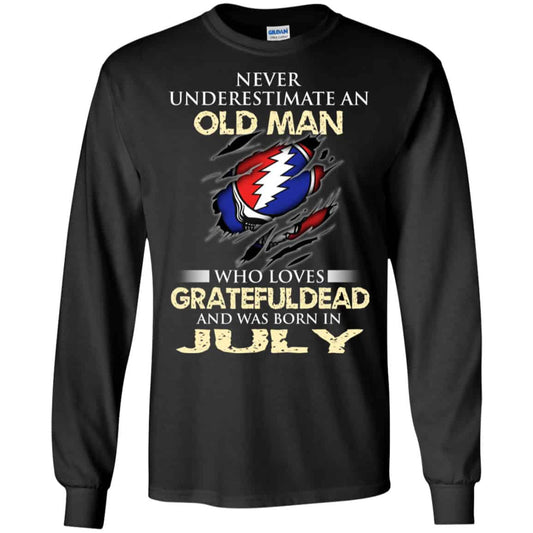 
	An Old Man Who Loves Grateful Dead And Was Born In July Shirt, Hoodie, Tank