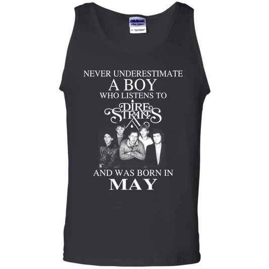 A Boy Who Listens To Dire Straits And Was Born In May T-Shirts, Hoodie, Tank