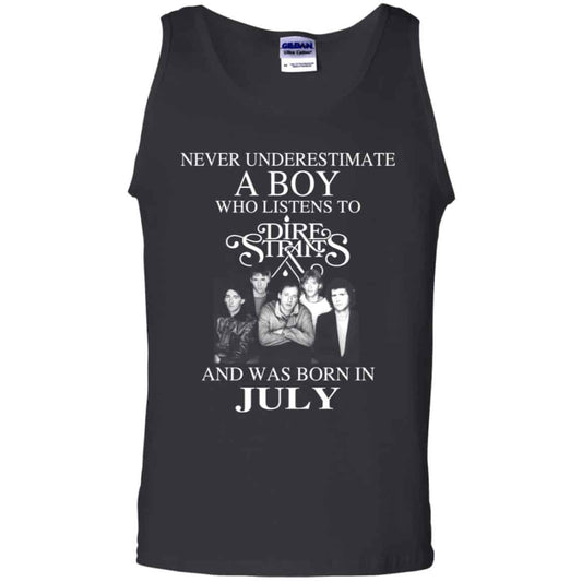 A Boy Who Listens To Dire Straits And Was Born In July T-Shirts, Hoodie, Tank