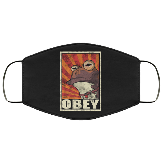 Obey The Hypnotoad Face Mask