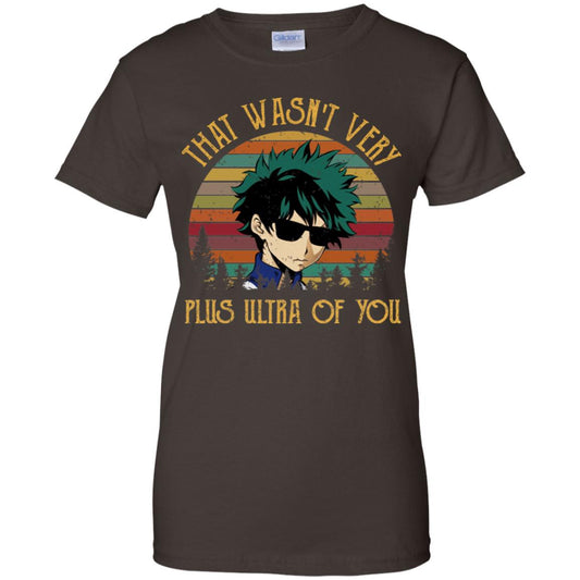 Izuku Midoriya: That Wasn’t Very Plus Ultra Of You T-Shirts, Hoodie, Tank