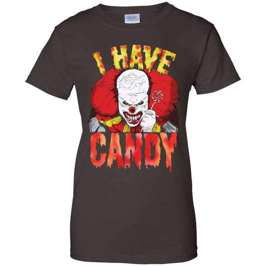 Halloween Scary Clown Shirt I Have Candy Horror Clown Shirt, Hoodie, Tank