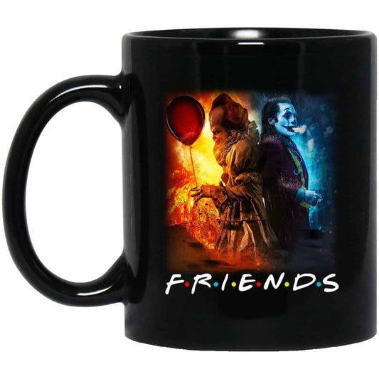 Joker And Pennywise Friends Mug