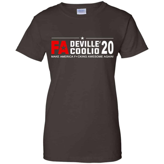 Cherie DeVille And Coolio 2020 Make America Fucking Awesome Again T-Shirts, Hoodie, Tank