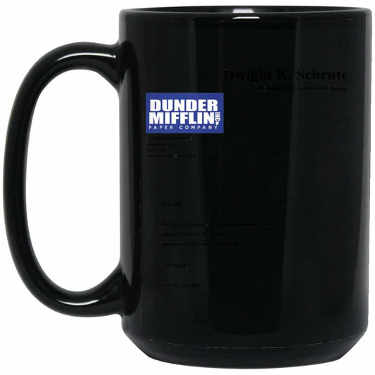 
	Dwight K. Schrute – Dunder Mifflin Paper Company Mug