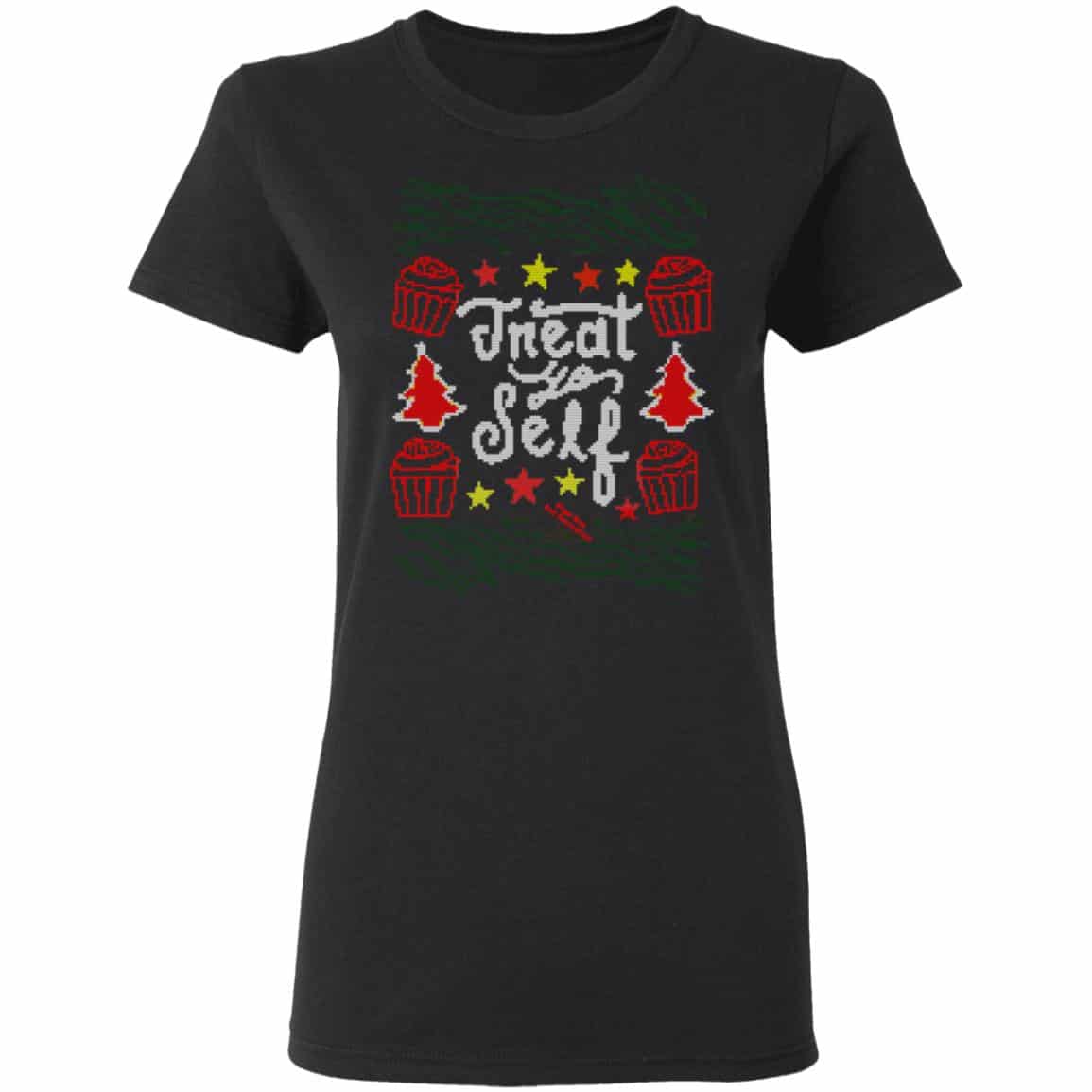Parks and Recreation Treat Yo Self Ugly Christmas Sweatshirt Shirt, Hoodie