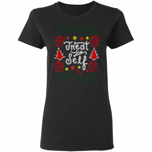 Parks and Recreation Treat Yo Self Ugly Christmas Sweatshirt Shirt, Hoodie