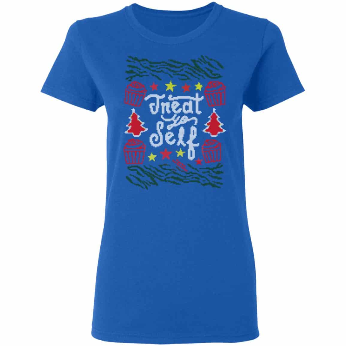 Parks and Recreation Treat Yo Self Ugly Christmas Sweatshirt Shirt, Hoodie