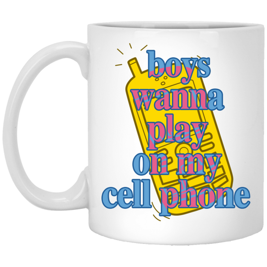 
	Boy Wanna Play On My Cell Phone Brockhampton Mug