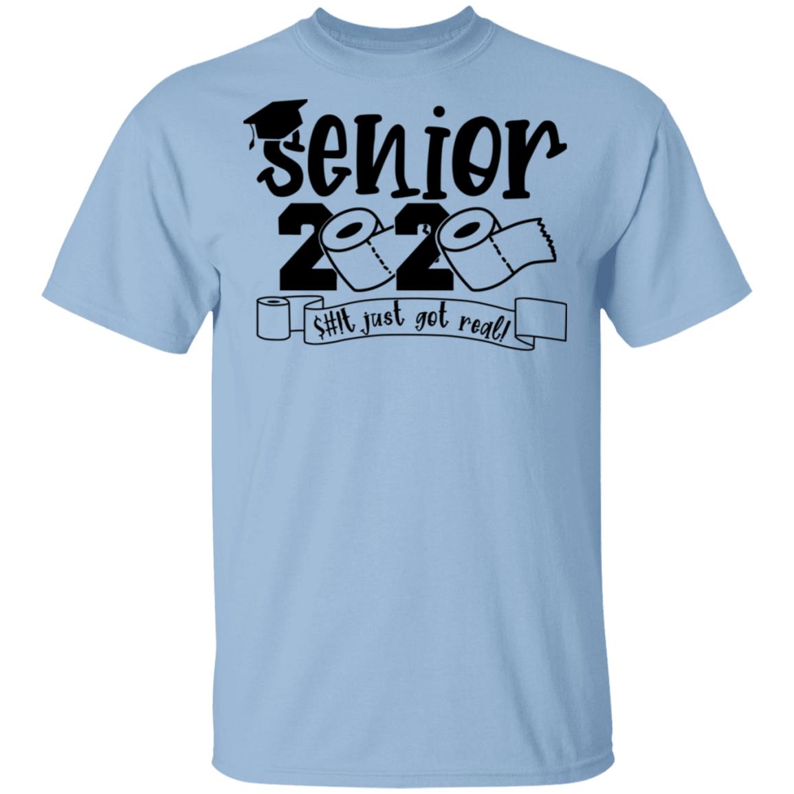 Class Of 2020 The Year Shit Got Real Graduation Shirt, Hoodie, Tank