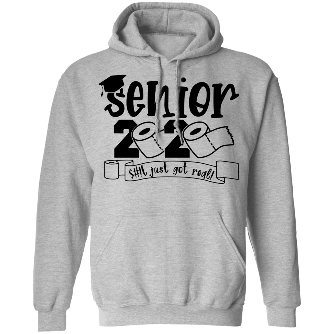 Class Of 2020 The Year Shit Got Real Graduation Shirt, Hoodie, Tank