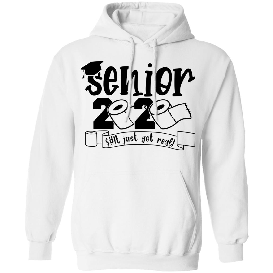 Class Of 2020 The Year Shit Got Real Graduation Shirt, Hoodie, Tank