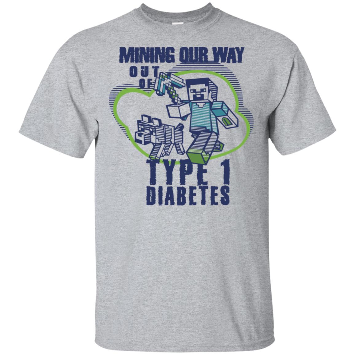 Mining Out Way Out Of Type 1 Diabetes T-Shirts, Hoodie, Tank