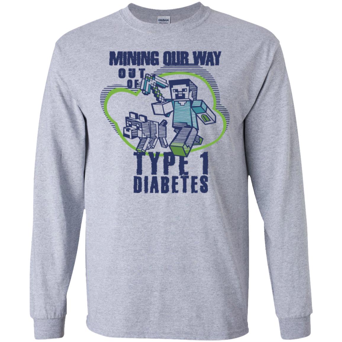 Mining Out Way Out Of Type 1 Diabetes T-Shirts, Hoodie, Tank