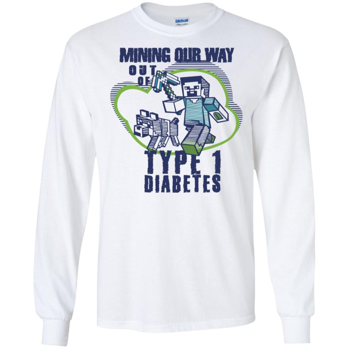 Mining Out Way Out Of Type 1 Diabetes T-Shirts, Hoodie, Tank