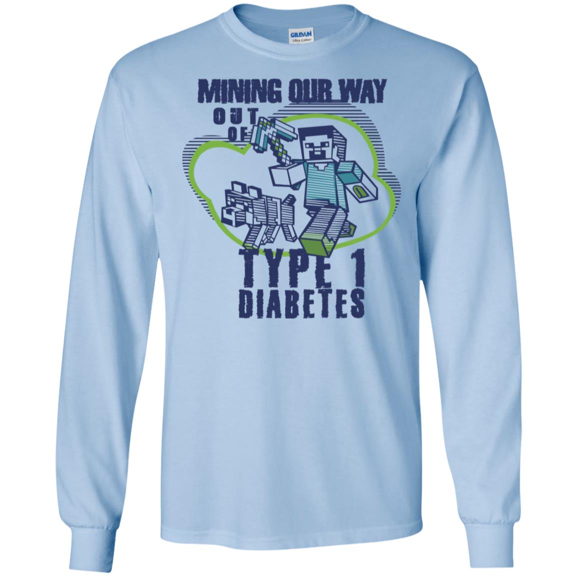 Mining Out Way Out Of Type 1 Diabetes T-Shirts, Hoodie, Tank