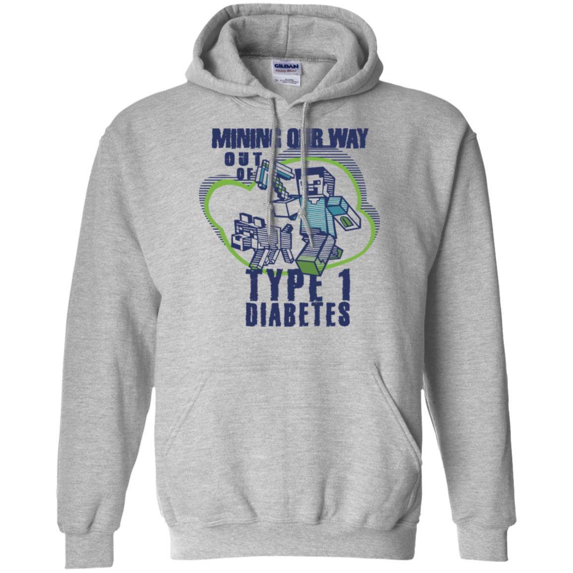 Mining Out Way Out Of Type 1 Diabetes T-Shirts, Hoodie, Tank