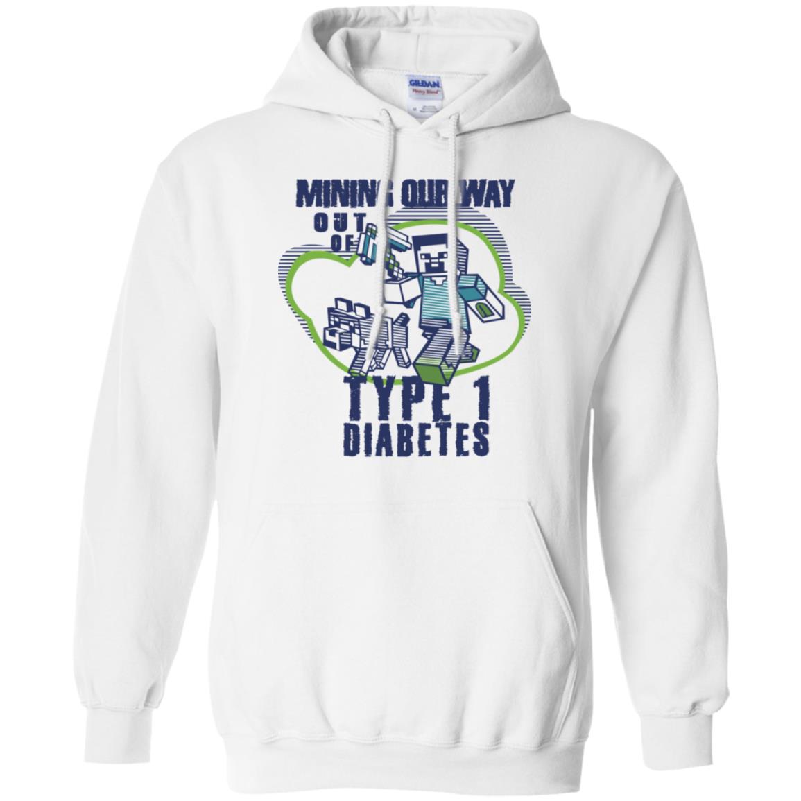 Mining Out Way Out Of Type 1 Diabetes T-Shirts, Hoodie, Tank