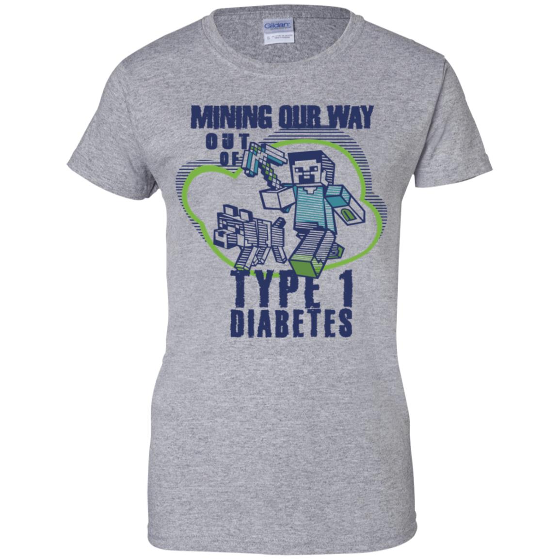 Mining Out Way Out Of Type 1 Diabetes T-Shirts, Hoodie, Tank