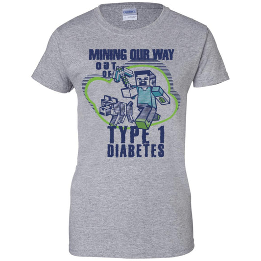 Mining Out Way Out Of Type 1 Diabetes T-Shirts, Hoodie, Tank