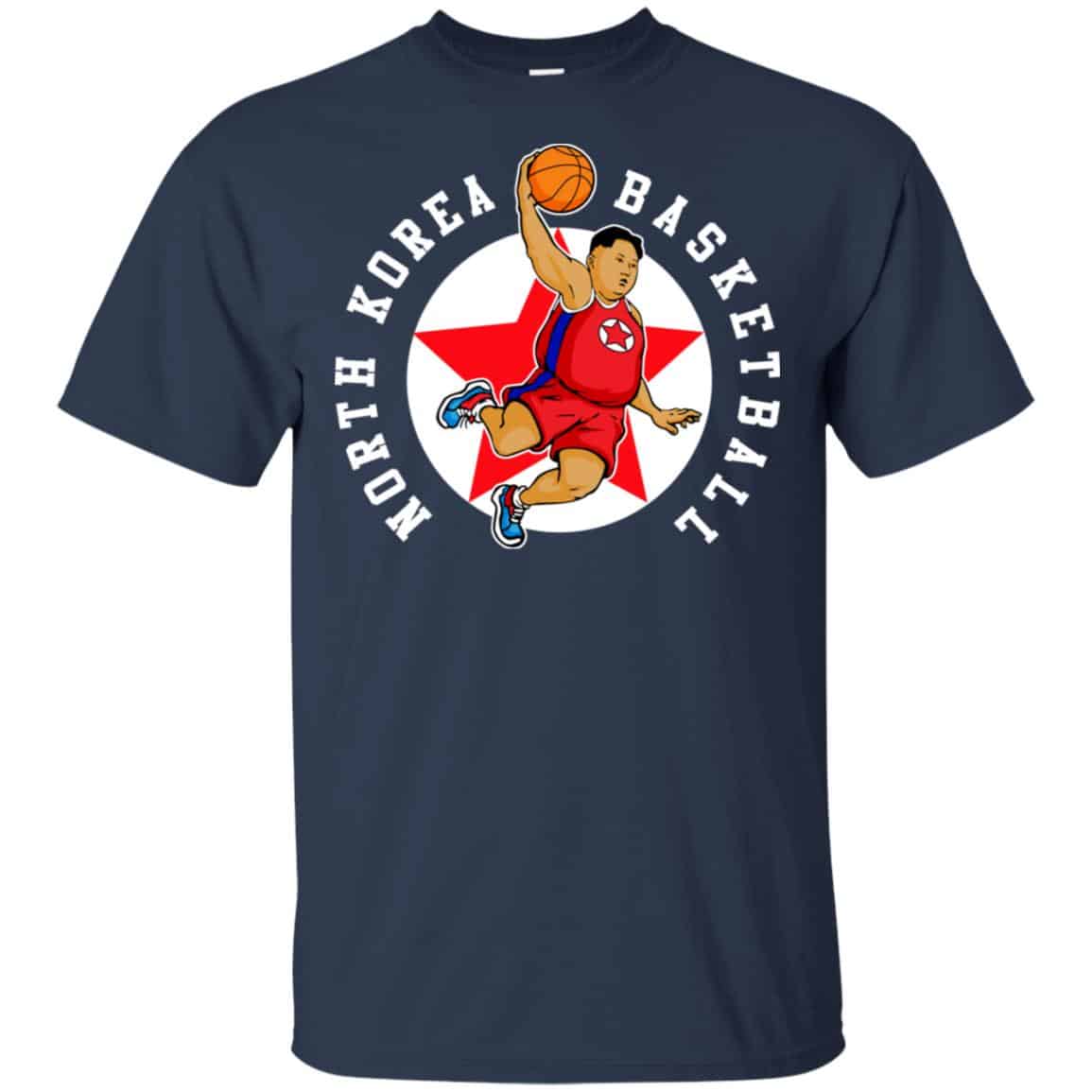 North Korea Basketball Rocket Man Kim Jong Un T-Shirts, Hoodie, Tank