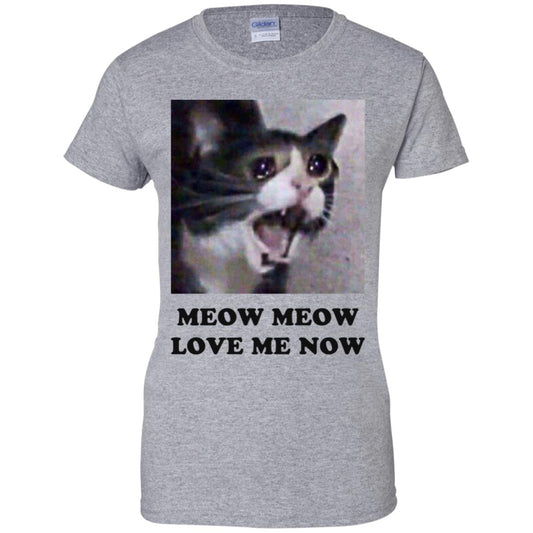 Meow Meow Love Me Now Cat Lovers T-Shirts, Hoodie, Tank