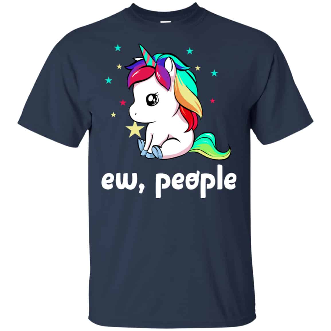 Unicorn: Ew People Unicorn T-Shirts, Hoodie, Tank